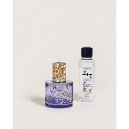 MBロリータレンピカ・パープルデコ+250ml 3AP芯（ラッカー塗りガラス）(デザイナーレンピカの香水のようなお花系の香り） Lolita Lempicka Décor Parme+250ml