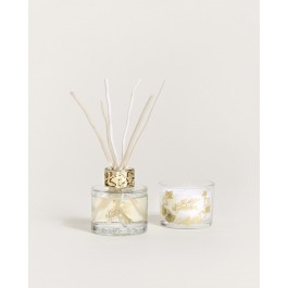 MB ミニデュオパック・ロリータレンピカパックミニブーケクリア 80ml（ 透明）+ キャンドルクリア 80g（透明）（ラッカー塗りガラス）（デザイナーレンピカの香水のようなお花系の香り）