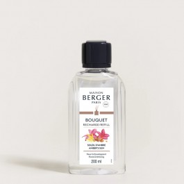 MBアロマリードディフューザー補充用リフィルオイル200ml・アンバーズサン （温かみのあるエキゾティックフローラルの香り）Refill200ml for Scented Bouquet Ambers Sun 