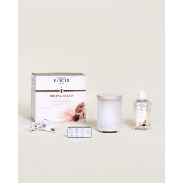 MB エレクトリックアロマミストディフューザー本体80ml・ウッディキャップ+リラックス475m （ゼラニウムやガイアックの木、パチョリ等の香り）