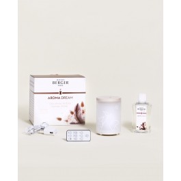 MB エレクトリックアロマミストディフューザー本体80ml・ウッディキャップ+ドリーム475ml（バニラとパチョリが調和した優しいアンバー系の香り）