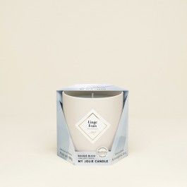 mjc ジュエリーキャンドル180g ザ・エッセンシャル フレッシュリネン ビーズベージュ　ゴールドブレスレット　 linge frais-BEIGE RESIN-GOLD BRACELET