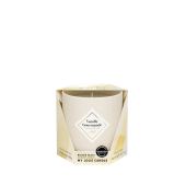 mjc ジュエリーキャンドル180g　ザ・エッセンシャル バニラグルメ ビーズブラック　ゴールドブレスレット　vanille gourmande-BLACK RESIN-GOLD BRACELET